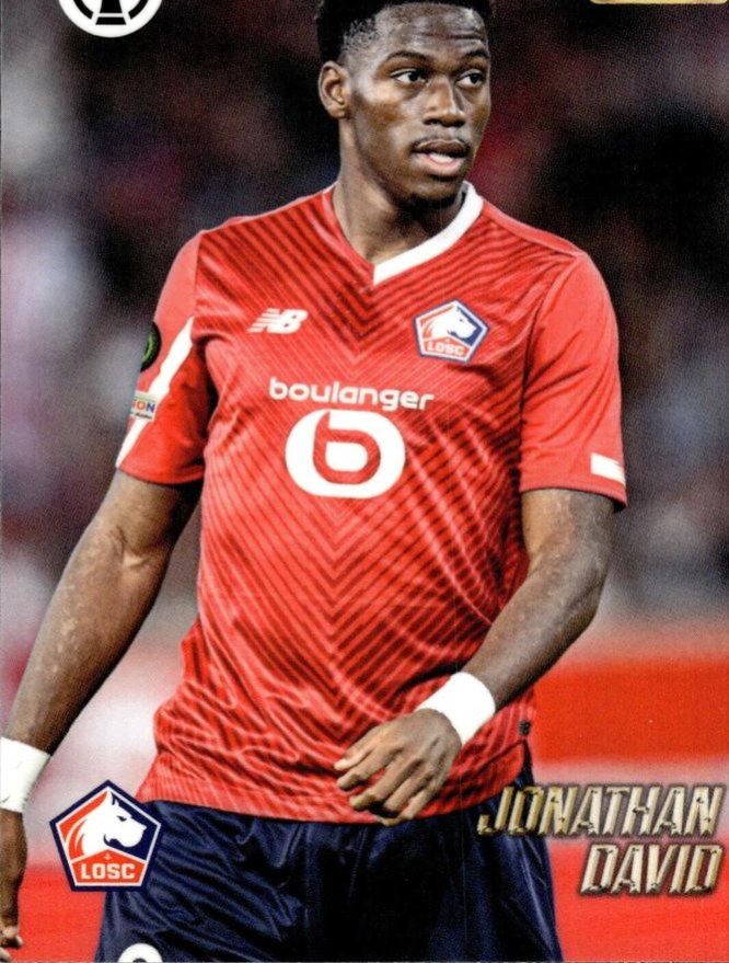 Jonathan David 2023 Topps Merlin Heritage UEFA Club Competitions