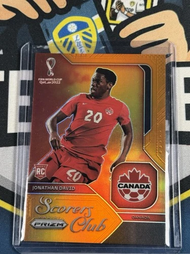 Jonathan David 2022 Panini Prizm World Cup Orange /25