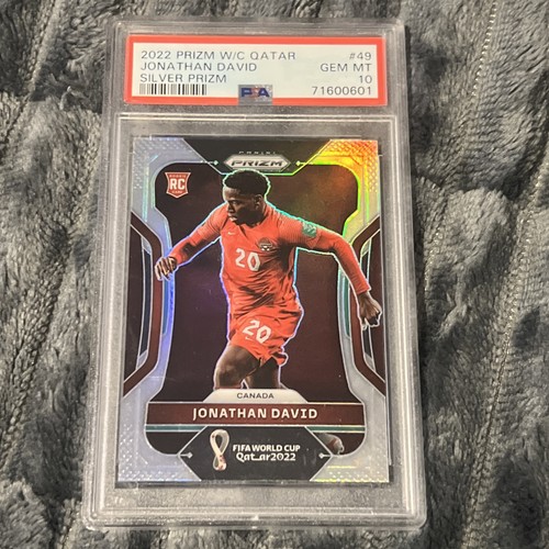 Jonathan David 2022 Panini Prizm World Cup Silver Prizm