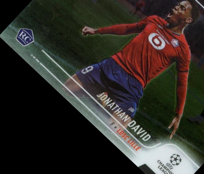 Jonathan David 2021 Topps Stadium Club Chrome UEFA 83
