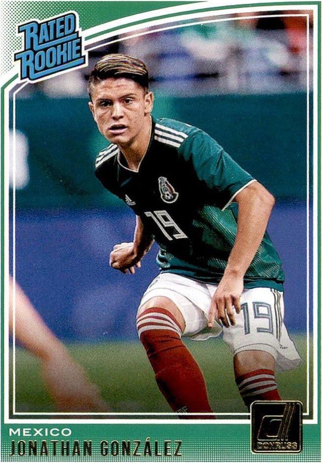 Jonathan Gonzalez 2018 Panini Donruss Soccer 194