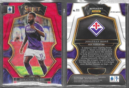 Jonathan Ikone 2023 Panini Select Red Wave Prizm