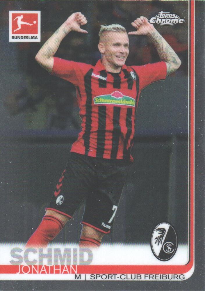Jonathan Schmid 2019 Topps Chrome Bundesliga 88