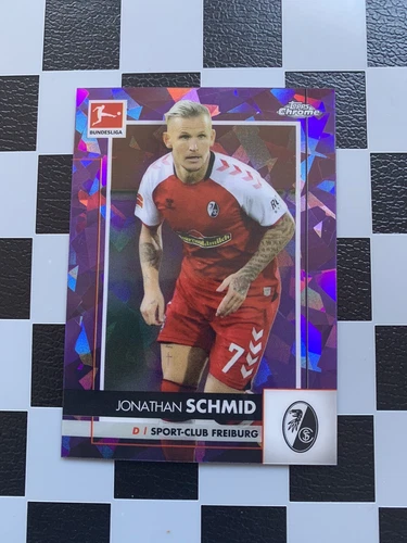Jonathan Schmid 2020 Topps Chrome Purple /25