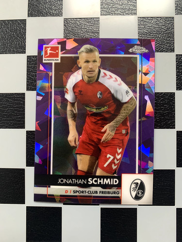 Jonathan Schmid 2021 Topps Chrome Sapphire Purple /25
