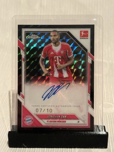 Jonathan Tah 2025 Topps Bundesliga Chrome Black /10