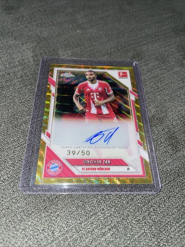 Jonathan Tah 2025 Topps Bundesliga Chrome Gold /50