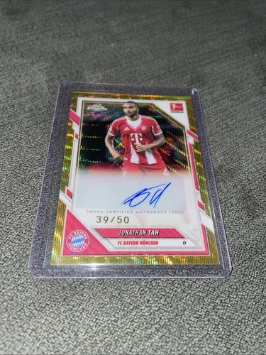 Jonathan Tah 2025 Topps Bundesliga Gold /50