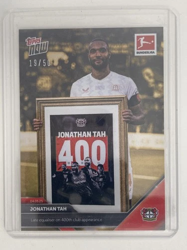 Jonathan Tah 2025 Topps Bundesliga Now Parallel /50