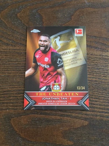 Jonathan Tah 2024 Topps Chrome 13/34