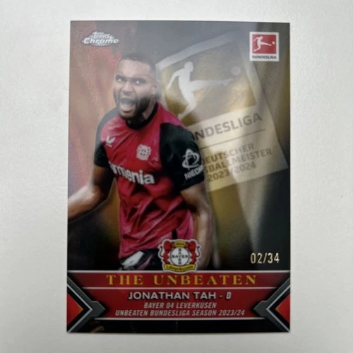 Jonathan Tah 2024 Topps Chrome /34