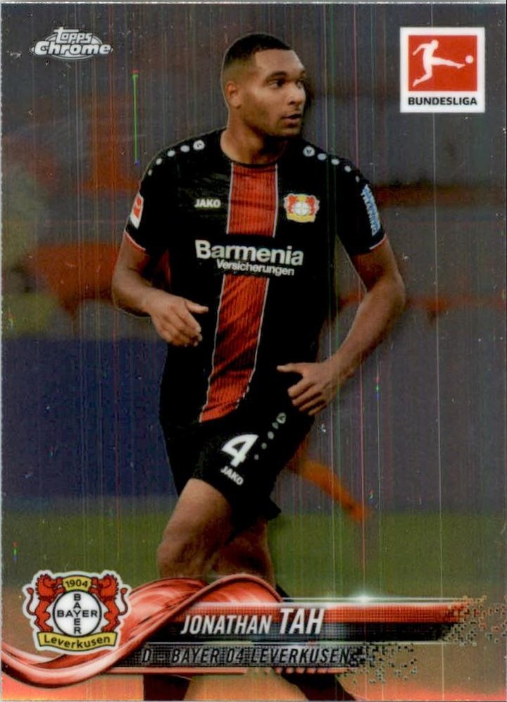 Jonathan Tah 2018 Topps Chrome Bundesliga 10