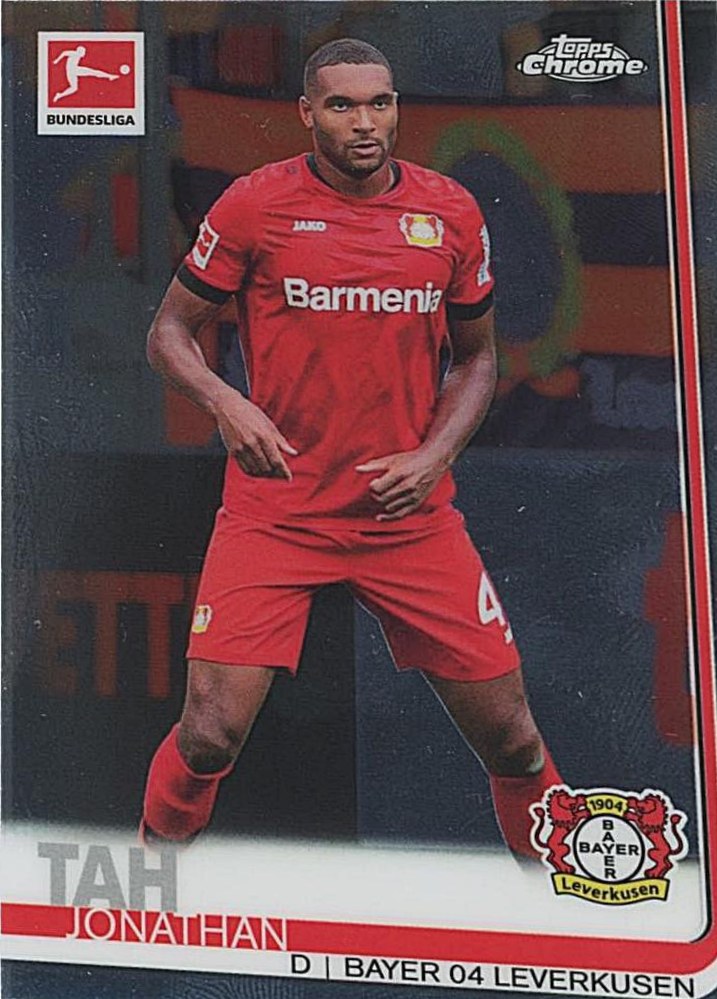 Jonathan Tah 2019 Topps Chrome Bundesliga 13