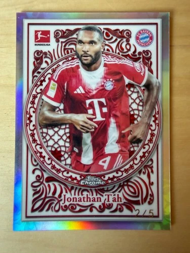 Jonathan Tah 2025 Topps Chrome Bundesliga 2/5