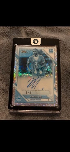 Jonathan Tah 2025 Topps Chrome Bundesliga Frozen Refractor /5