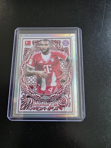 Jonathan Tah 2025 Topps Chrome Bundesliga Ornament /5