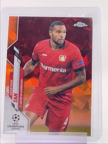 Jonathan Tah 2019 Topps Chrome Sapphire Orange Refractor /50