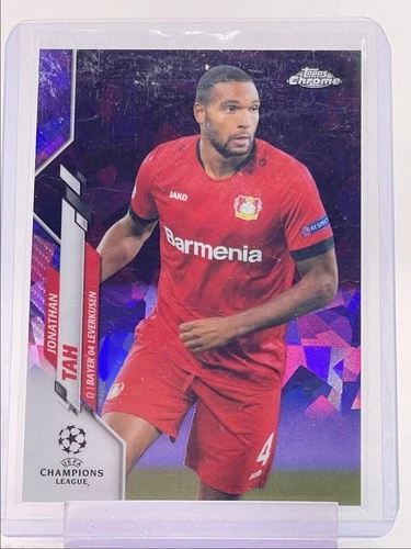 Jonathan Tah 2019 Topps Chrome Sapphire Purple Refractor /25