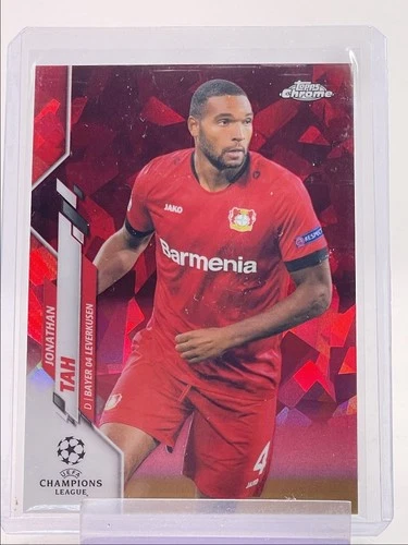 Jonathan Tah 2019 Topps Chrome Sapphire Red Refractor /5