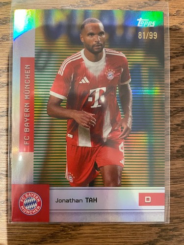 Jonathan Tah 2025 Topps FC Bayern Munich /99