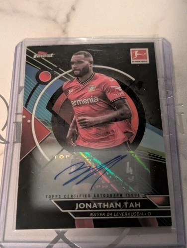 Jonathan Tah 2022 Topps Finest Black /150