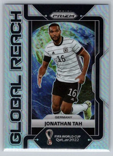 Jonathan Tah 2022 Panini Prizm FIFA World Cup Silver Prizm