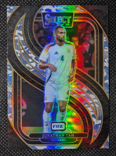 Jonathan Tah 2024 Panini Select Winter Camo Prizm /30