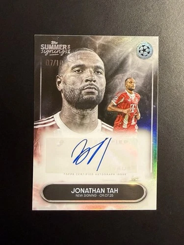Jonathan Tah 2025 Topps Summer Signings /10