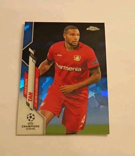 Jonathan Tah 2019 Topps Chrome UEFA Sapphire