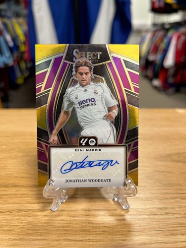 Jonathan Woodgate 2023 Panini Select Purple Prizm /25