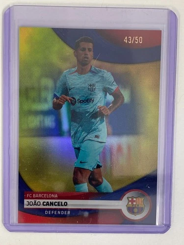 João Cancelo 2024 Topps Barcelona Team Set Parallel /50