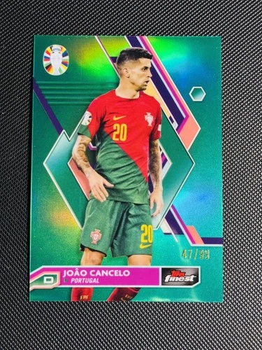 João Cancelo 2023 Panini Finest Green Refractor /99