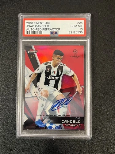 João Cancelo 2018 Topps Finest Red Refractor /5
