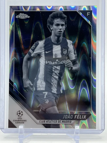 João Félix 2021 Topps Chrome Black & White Raywave