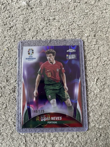 João Neves 2024 Topps Euro 2024 Purple Lava /175