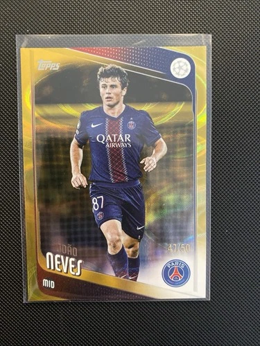 João Neves 2026 Topps Flagship Gold /50