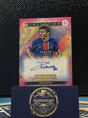 João Neves 2024 Topps Inception Pink Star /75