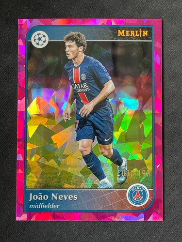 João Neves 2024 Topps Merlin Chrome Pink Ice /199