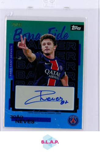 João Neves 2025 Topps PSG Verde /99