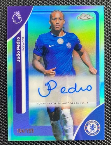 João Pedro 2026 Topps Chrome Aqua /199