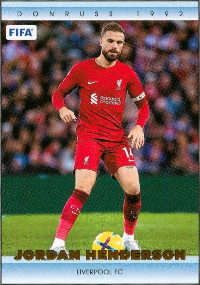 Jordan Henderson 2022 Panini Donruss Soccer 15