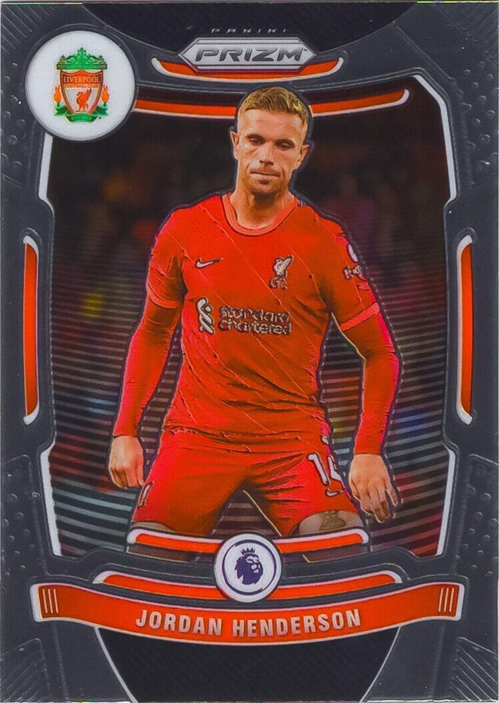 Jordan Henderson 2021 Panini Prizm Premier League 86