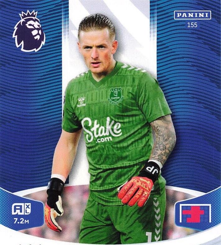 Jordan Pickford 2024 Panini Adrenalyn XL Premier League