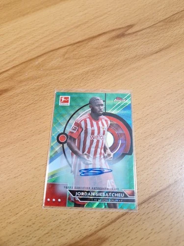 Jordan Siebatcheu 2023 Topps Bundesliga Finest Green Wave /30