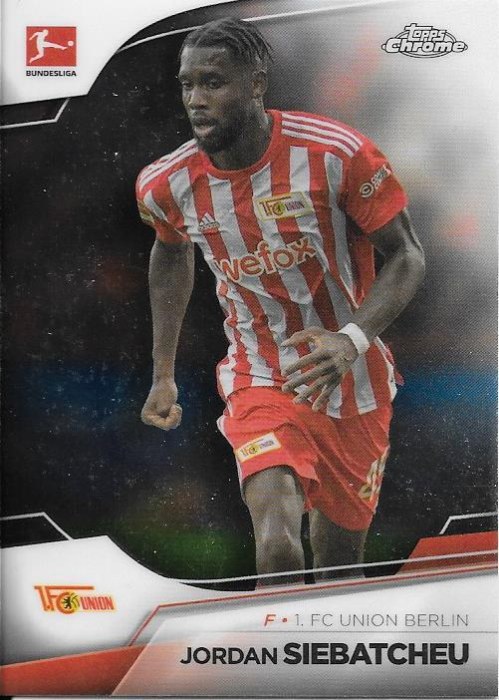 Jordan Siebatcheu 2022 Topps Chrome Bundesliga 11
