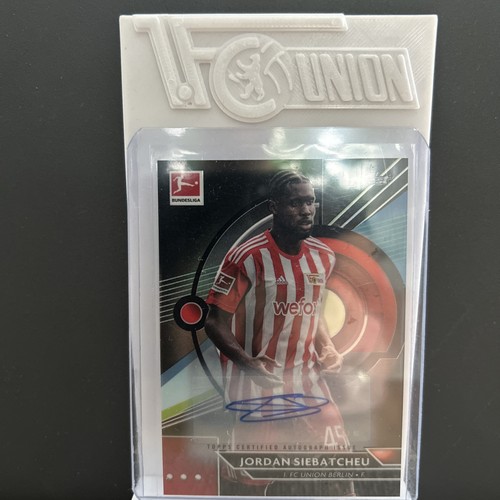 Jordan Siebatcheu 2023 Topps Finest Black /150