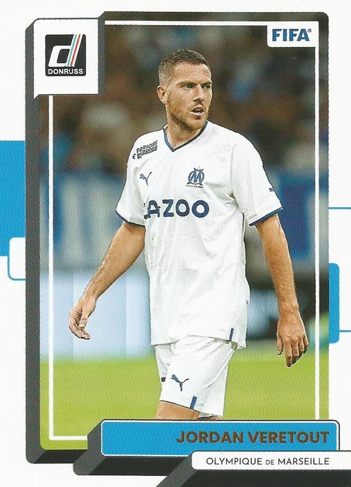 Jordan Veretout 2022 Panini Donruss Soccer 91