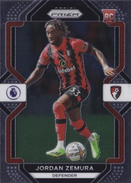 Jordan Zemura 2022 Panini Prizm Premier League 222