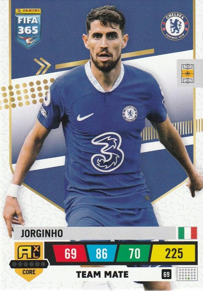 Jorginho 2023 Panini Adrenalyn XL FIFA 365