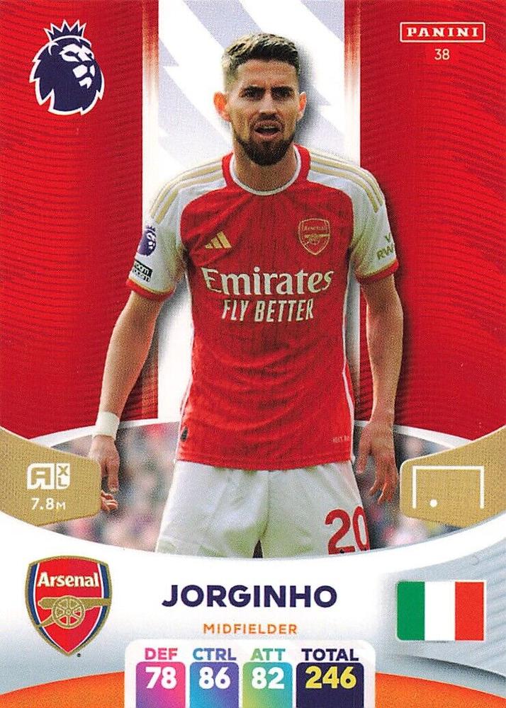 Jorginho 2024 Panini Adrenalyn XL Premier League